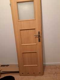 Drzwi wewnetrzne, lazienkowe 60 cm, prawe