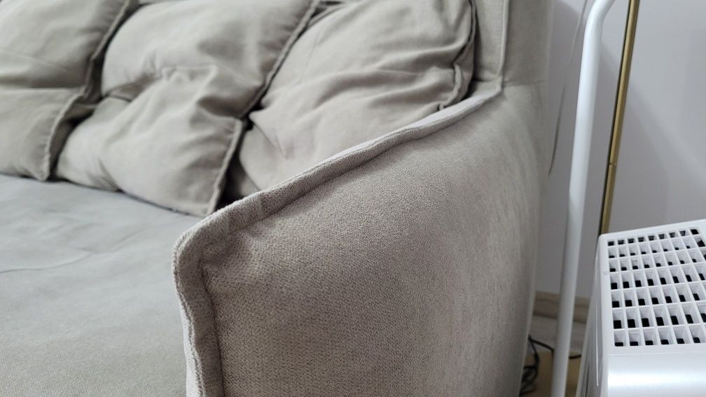 DUŻA wygodna sofa kanapa 265cm z poduszkami