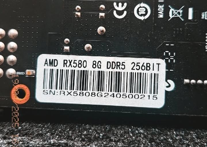 MZOW Graphics RX 580 8G