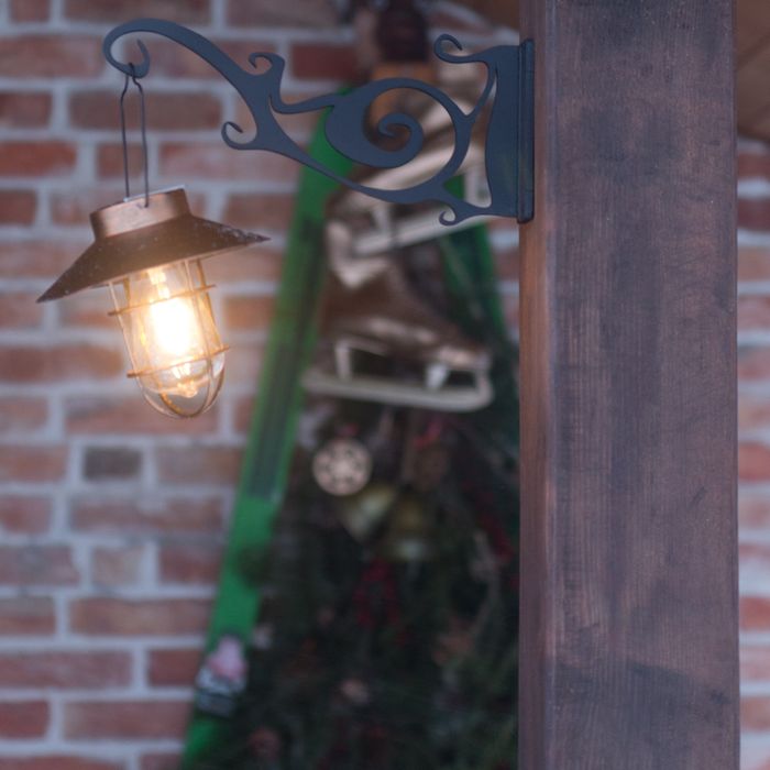 Bajkowy wieszak loft na kwiaty donice lampki