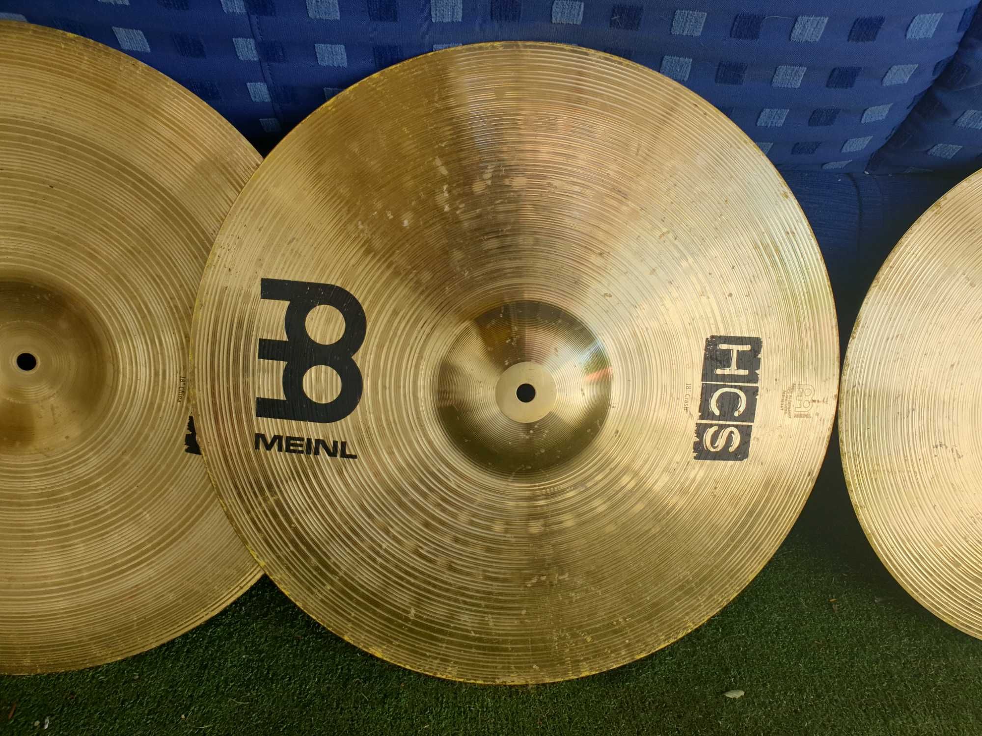 Talerze set Parkusja Mein HiHat 14" Crash 16" 18" China 18"