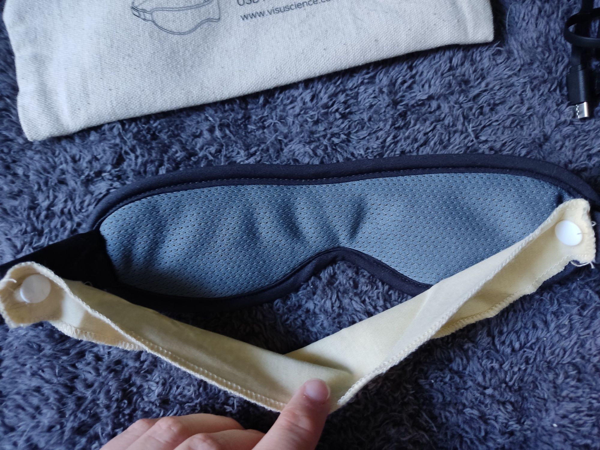 iFlo rozgrzewająca maska na oczy USB