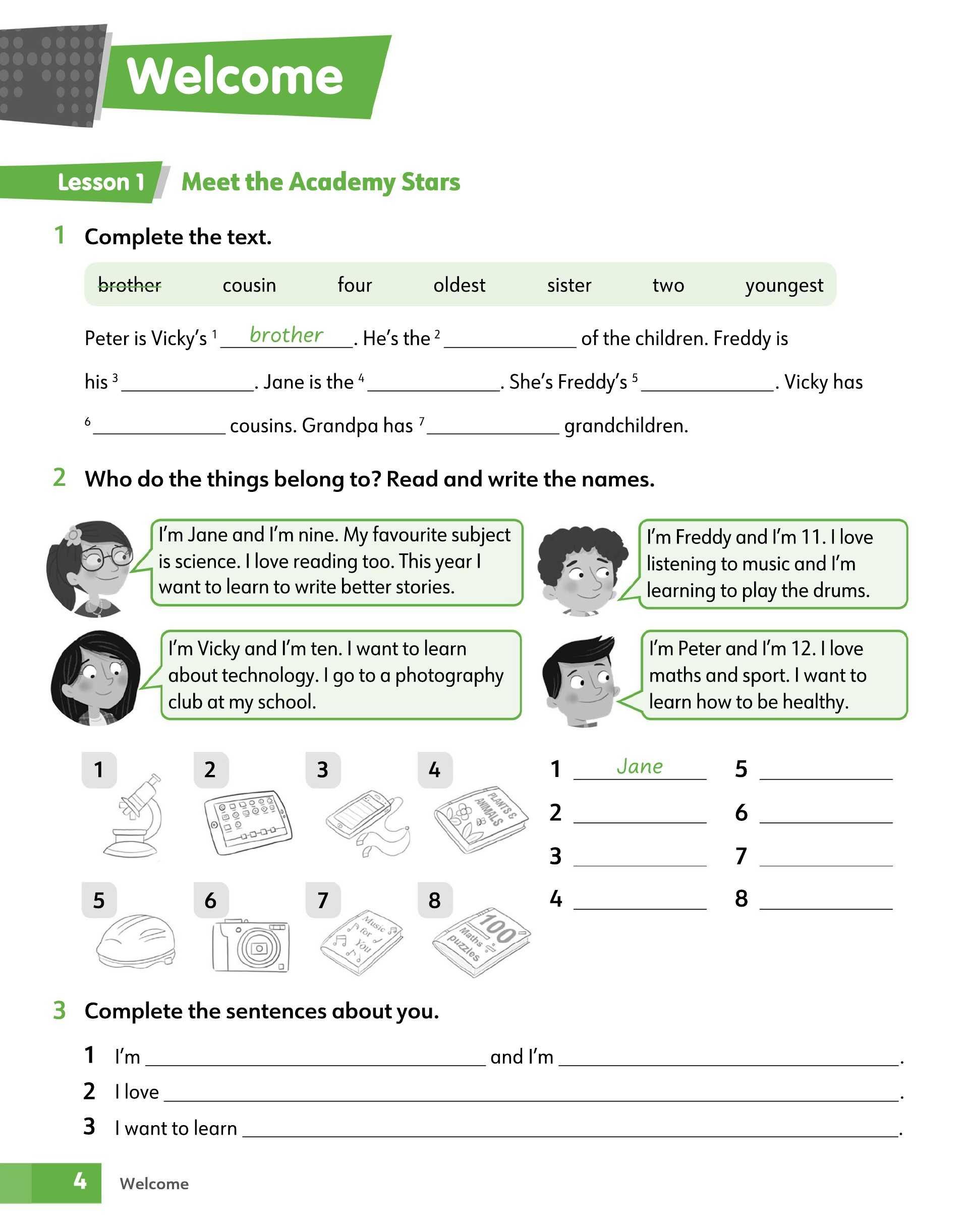 Academy Stars НОВЕ ВИДАННЯ (2024) - Starter, 1 - 6 (SB, WB, TB)