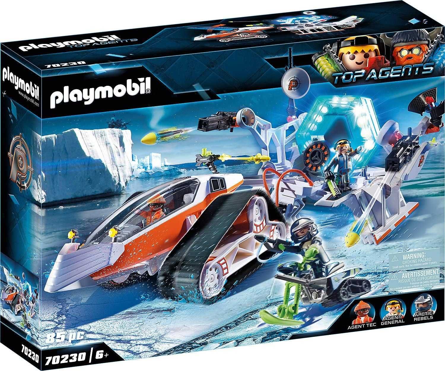 PLAYMOBIL Top Agents 70230 Spy Team sanki komandosowe