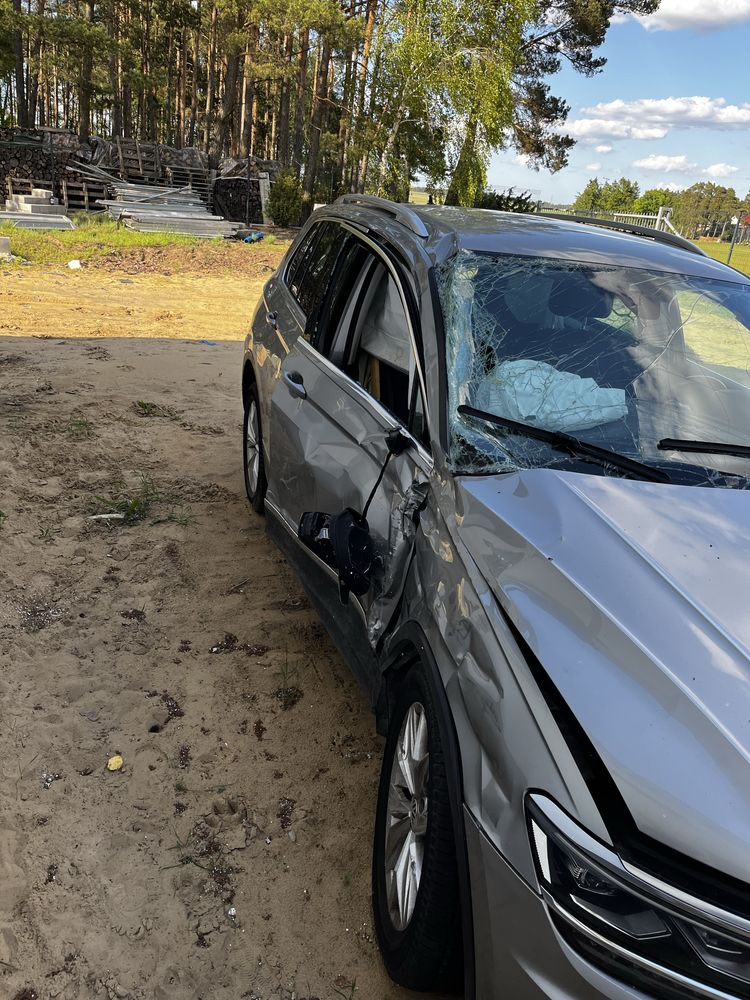 Tiguan uszkodzony