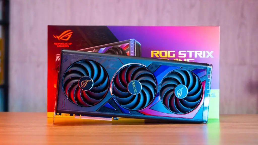 Видеокарта NVIDIA RTX 4070Ti ASUS ROG STRIX O12G  (OC Edition)