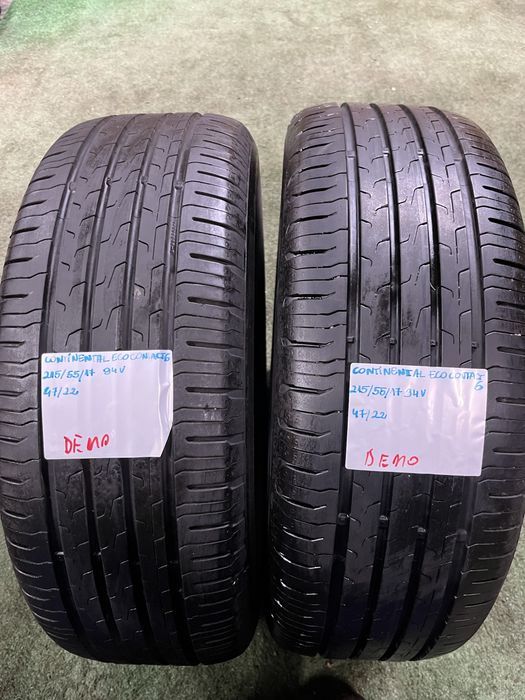 2x 215/55R17 94V CONTINENTAL ECOCONTACT 6 opona letnia DEMO