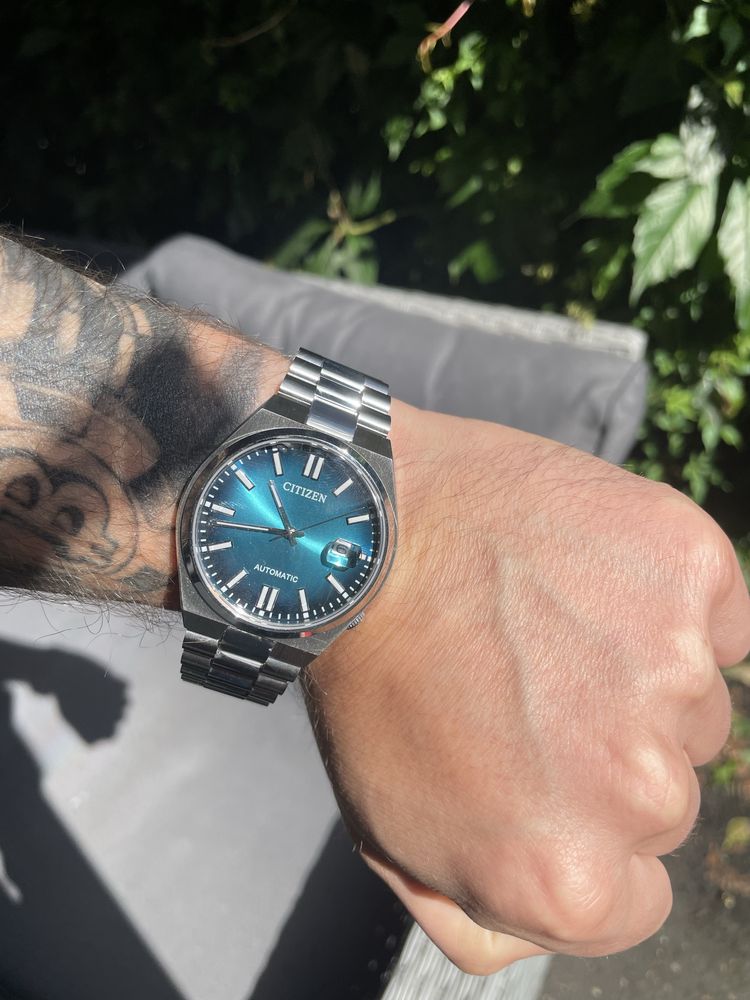 Zegarek Citizen Tsuyosa Blue Gradient NJ0151-88X Automatic  Sapphir