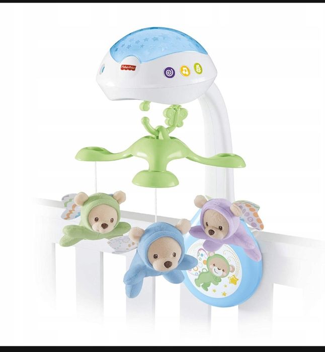 Karuzela do łóżeczka Fisher Price z projektorem stan jak NOWY !!!