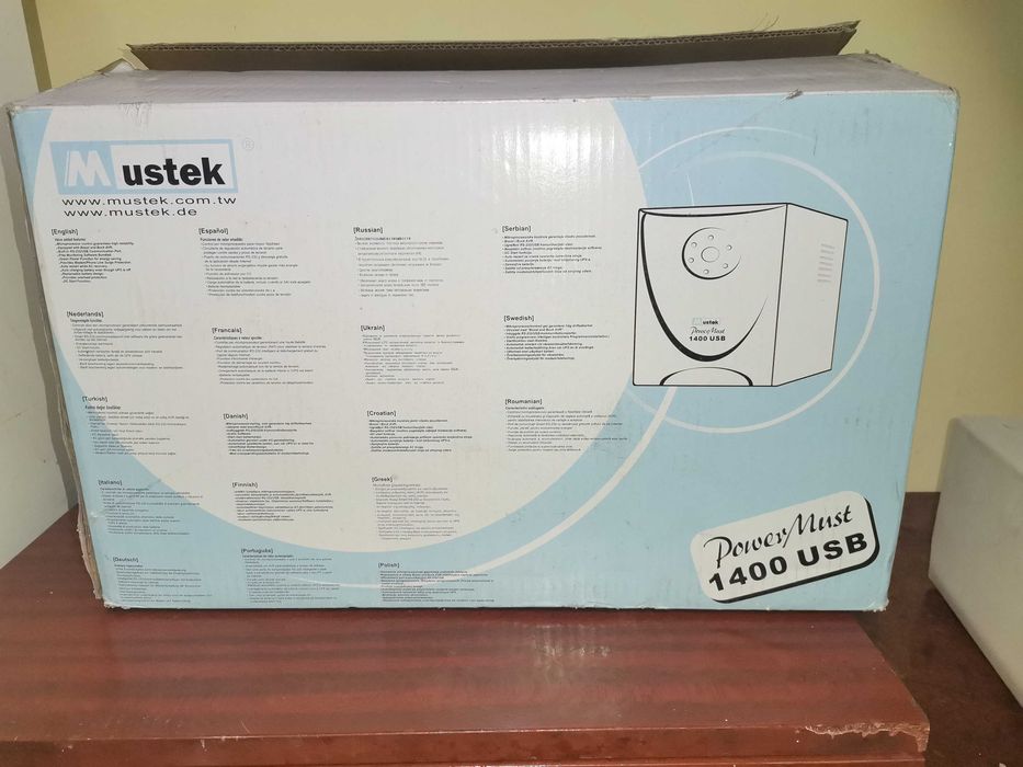 UPS Mustek 1400 USB новый в заводской упаковке