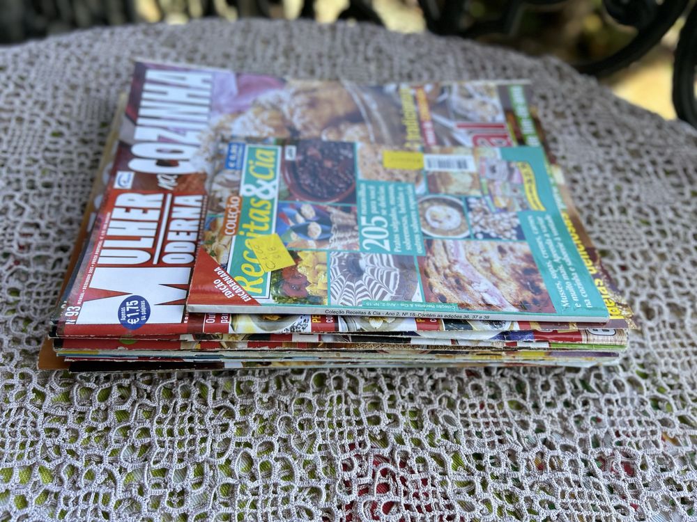 Lote 38 revistas de culinaria - segredos da cozinha & mulher moderna