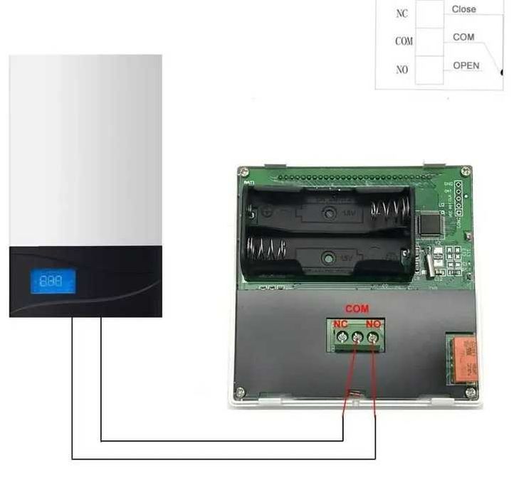 Терморегулятор електронний ME83 для котлів.