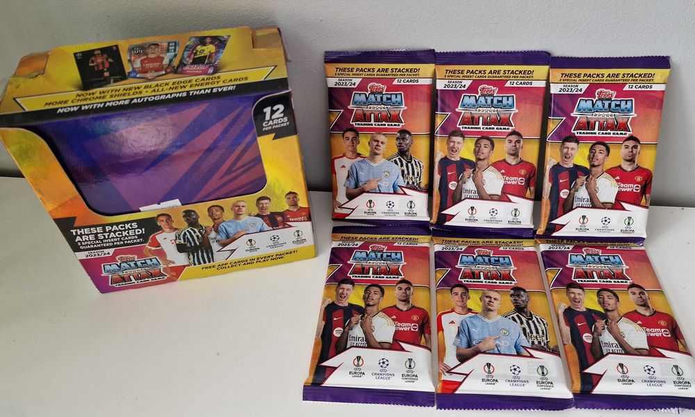 Box Topps Match Attax Champions League 2022/23 saszetki24 kart 288 szt