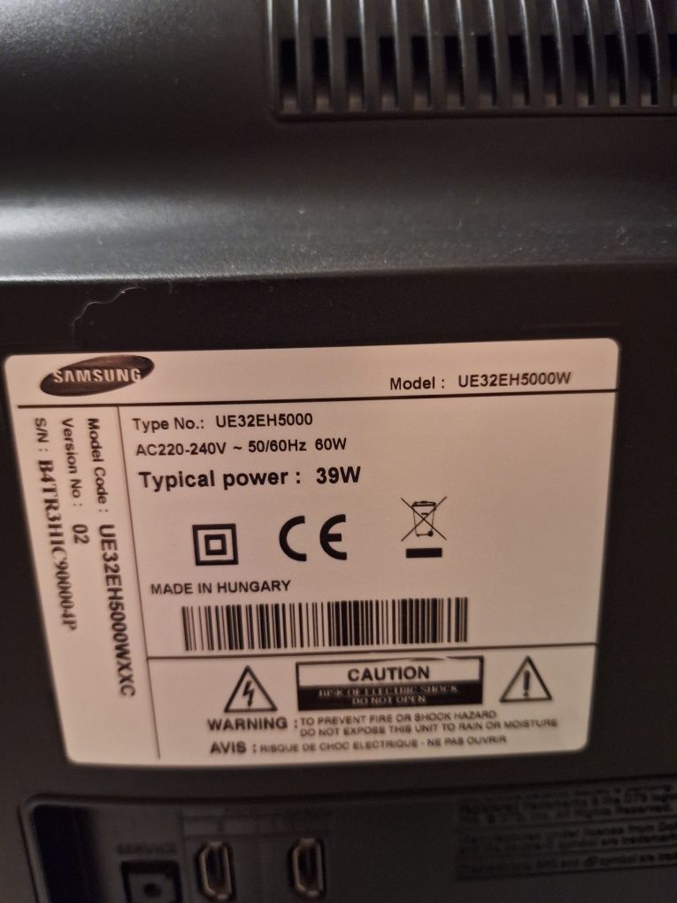 Tv Samsung  modelo UE32EH5000  como nova !