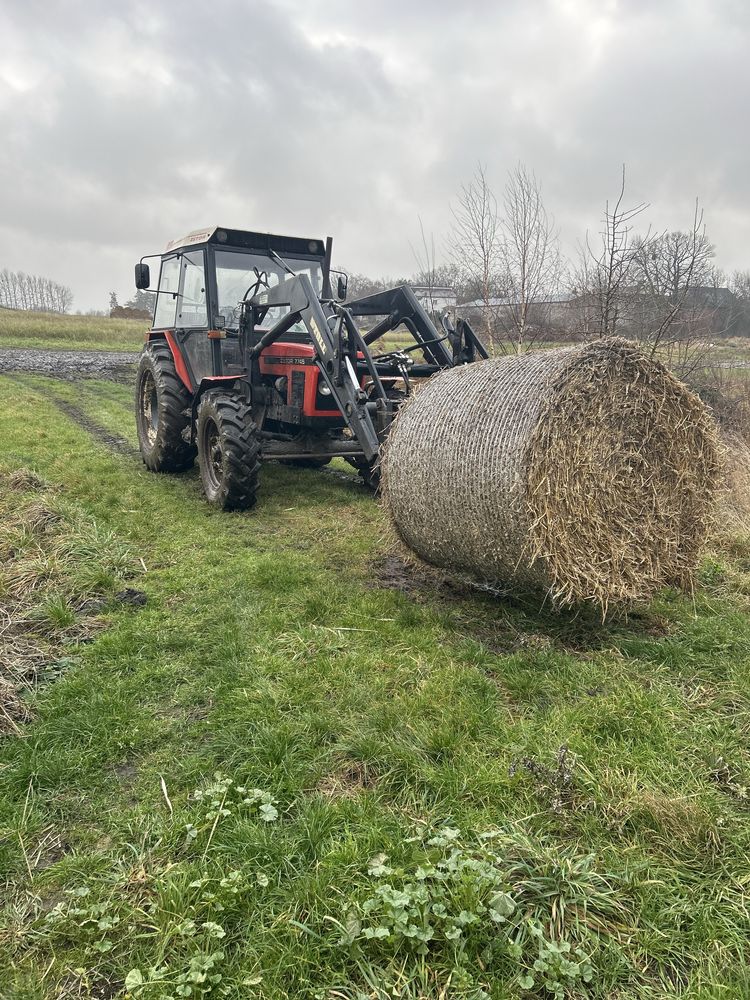 Zetor 7745 z turem ładowacz czolowy stoll