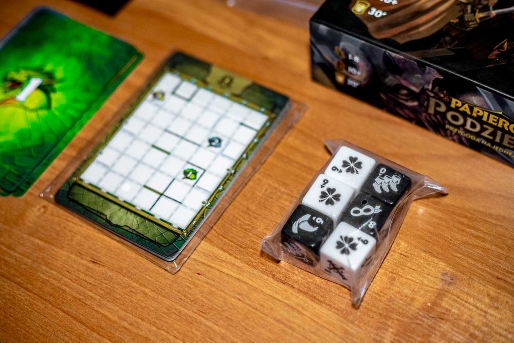 Papierowe podziemia gra planszowa Lucky Duck Games