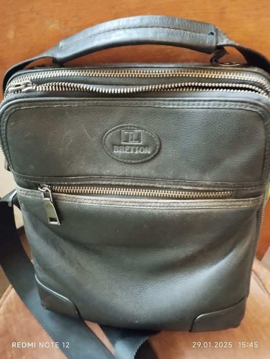 Сумка мужская Bretton (натур.кожа)
