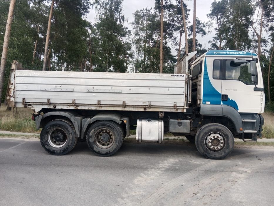 Man tga 6x4 wywrotka tarczki