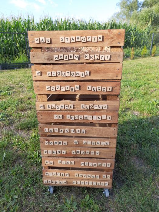 Wózek weselny dla starosty / Wózek weselny na wódke