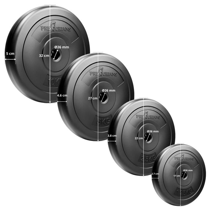 Ławeczka treningowa stojaki gryf hantle - zestaw do ćwiczeń 100kg