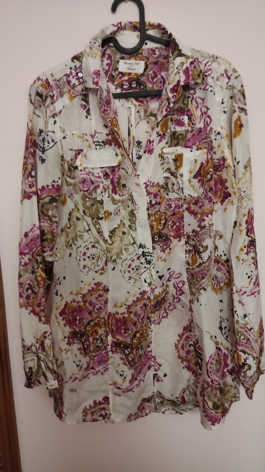 Camisa Massimo Dutti T40 100% seda