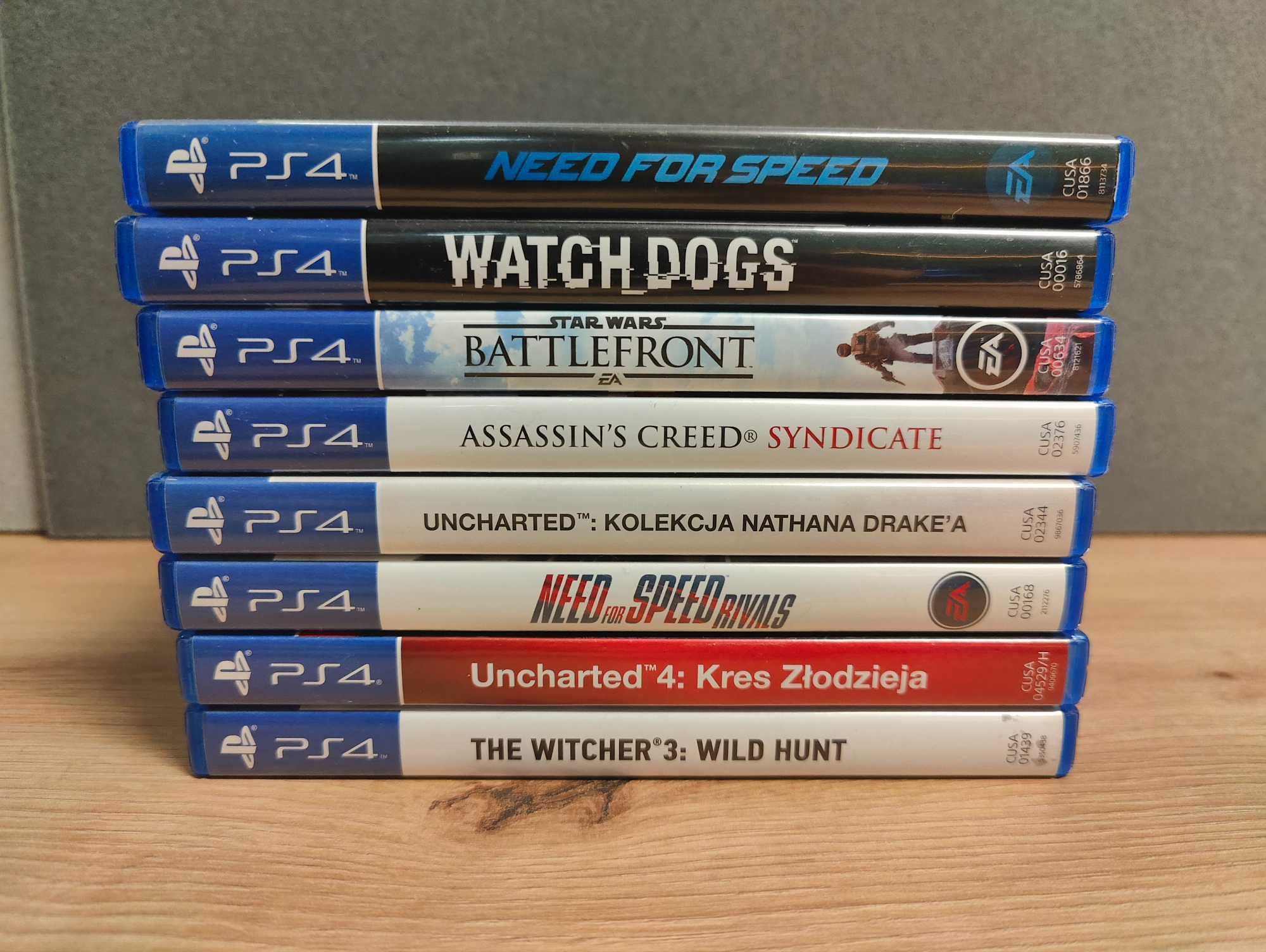 Konsola PS4 1TB PAD 8 gier WIEDZMIN Assassin's Creed NFS Uncharted