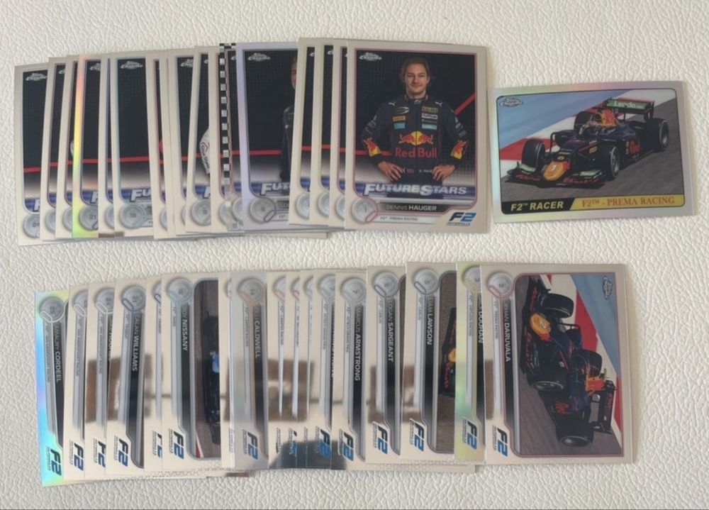 Lote de 122 cartas Topps F1 Chrome 2022