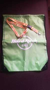 Saco Hard Rock Lisboa Novo c oferta porta chaves colocar ao pescoço