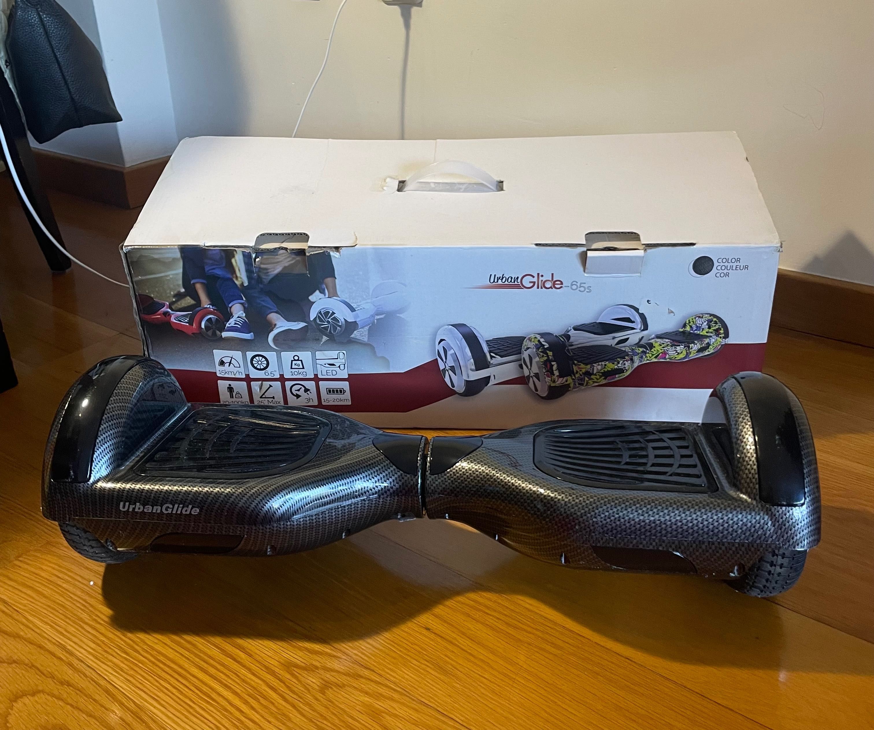 Hoverboard UrbanGlide 65s, preto, como novo