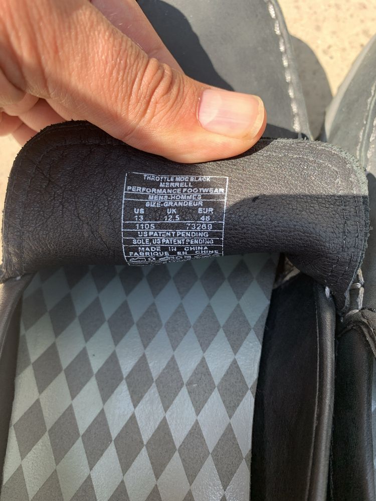 Оригінальні  шкіряні мокасини Merrell