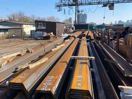 Продам шпунт Ларсена Л5 б/у, новий VL605 Чехія та замки до трубошпунта