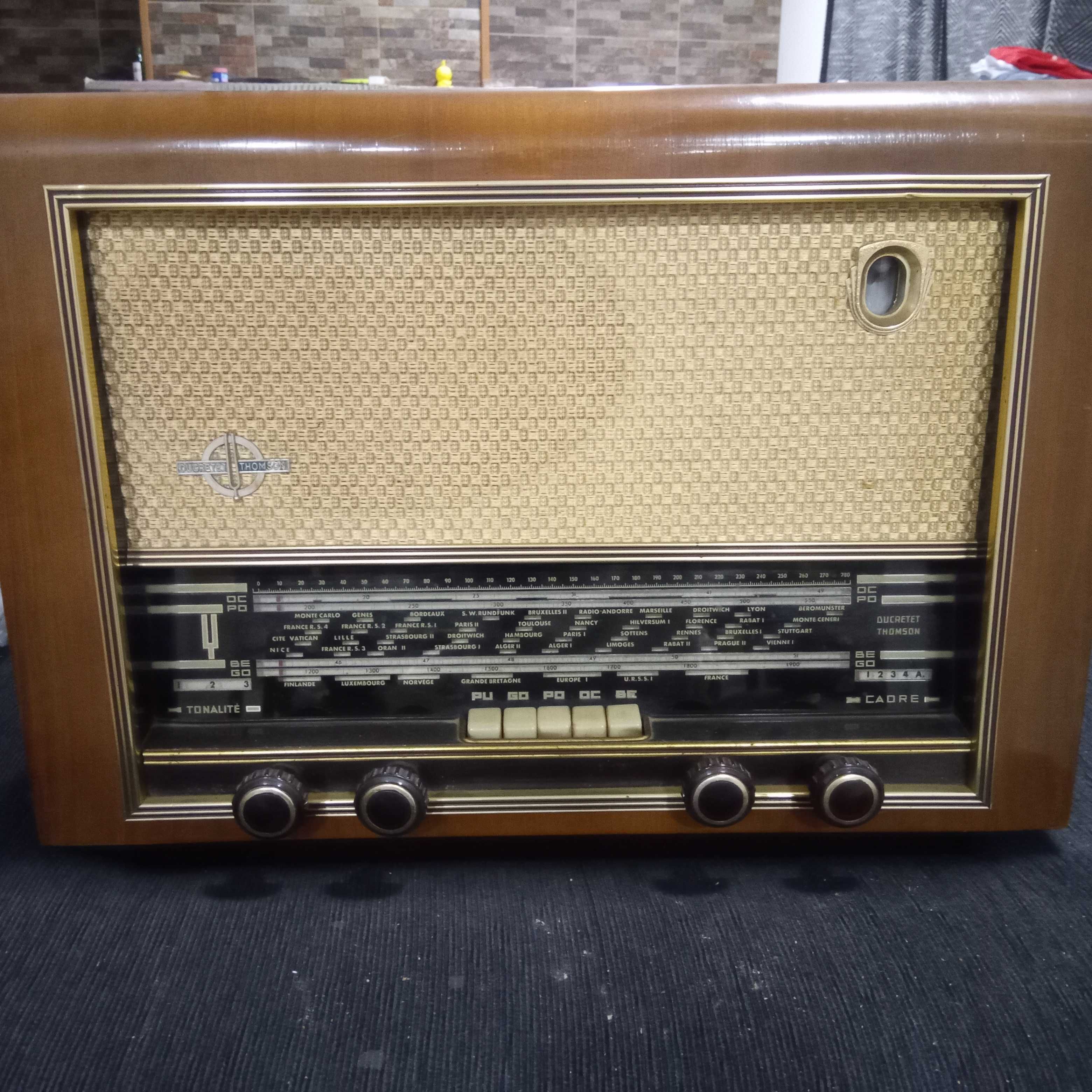 Rádio antigo Thomson ducretet