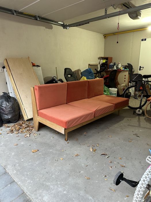 Sofa Jitona rozktadana Czechostowacja lata 60 vintage prl