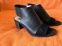 Buty damskie Nessi rozm. 38, czarny, skóra