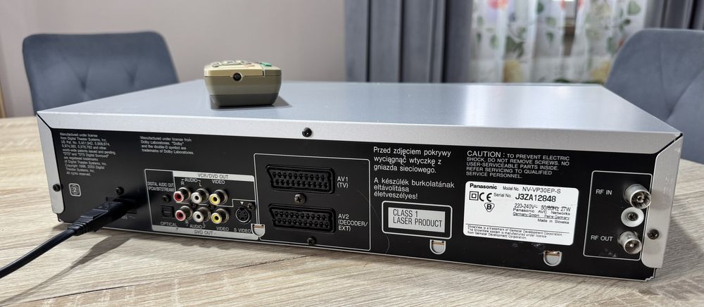 Panasonic NV-VP30 #Magnetowid VHS DVD #Combo #6HD #Hi-Fi Stereo #Pilot
