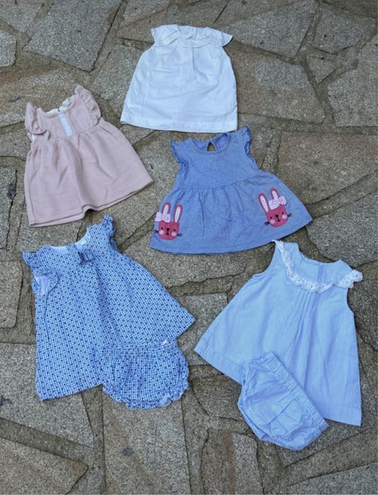 Lote de vestidos bebé 3-6m