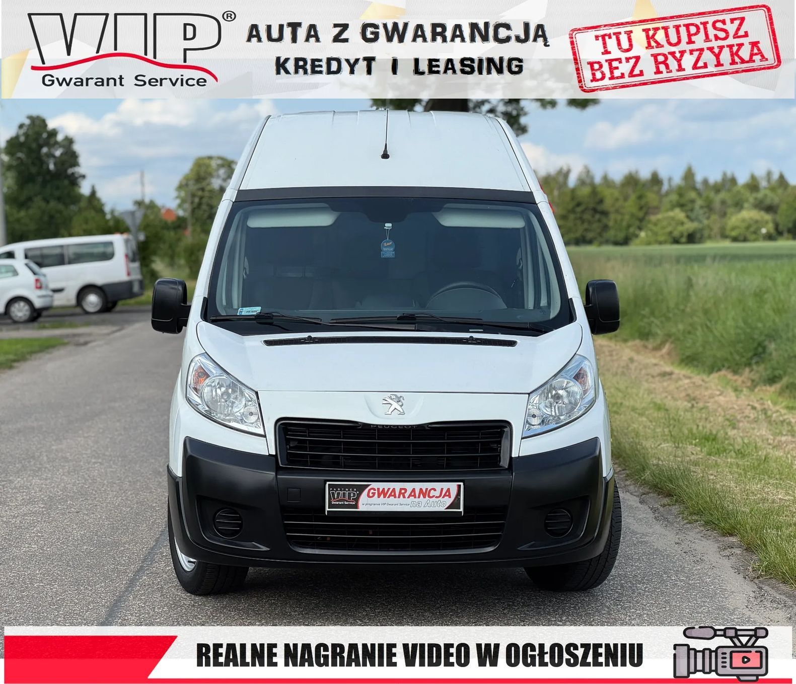 Peugeot EXPERT LONG L2H2 MAXI jumpy scudo  KLIMA mało 163 tys.km / PISEMNA GWARANCJA w cenie / Transport / KREDYT