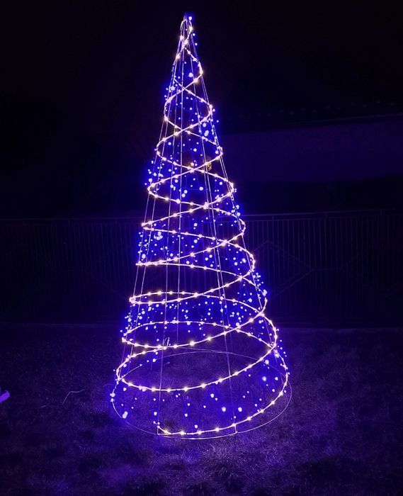 Choinka Led 3D Metalowa Składana