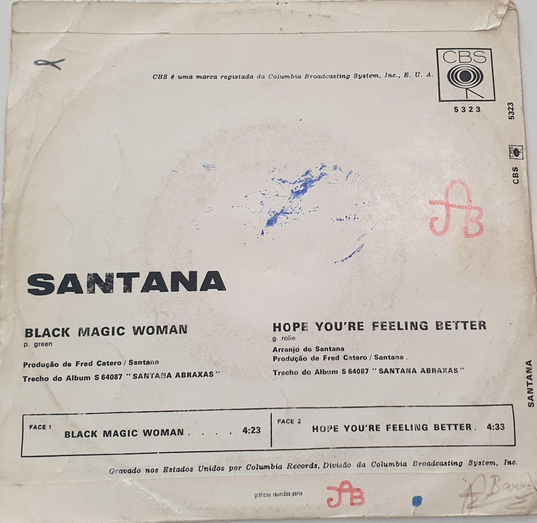 Mini vinil Santana Carlos Santana