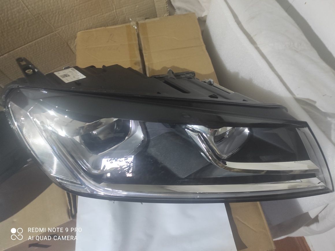 Фари Volkswagen Toureg R-Line рестайл.інг 7P1941751B, 7P1941752B, VW,
