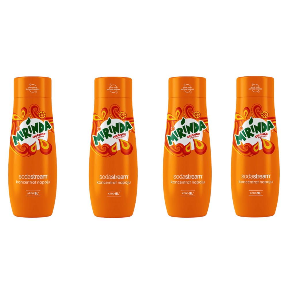 zestaw koncentratów sodastream 4x mirinda 440ml