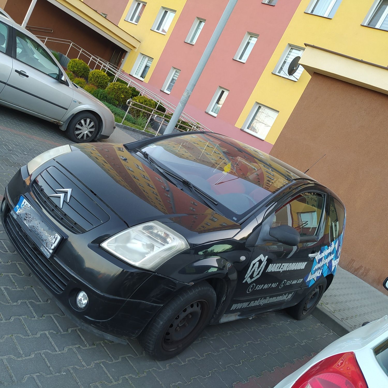 czarny citroen c2