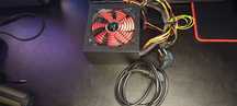 Блок питания Gamemax 500w чёрный+кабель