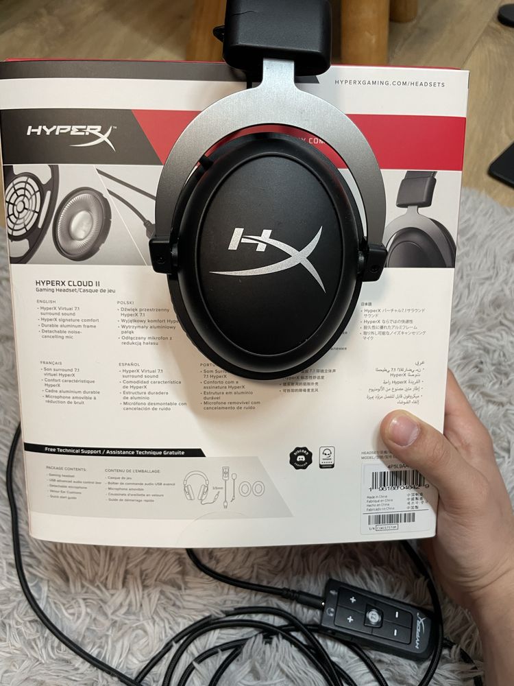 Słuchawki HyperX Cloud II