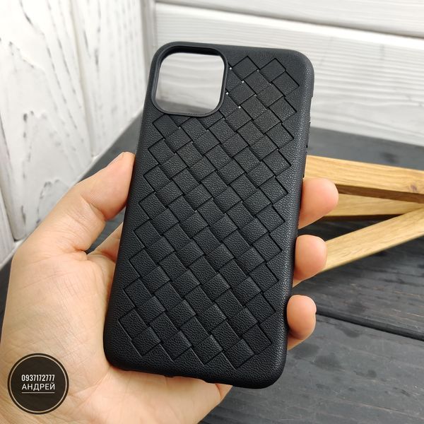 Чехол плетенка TPU на iPhone 11/ 11 Pro/ 11 Pro Max Не скользит. Чохол