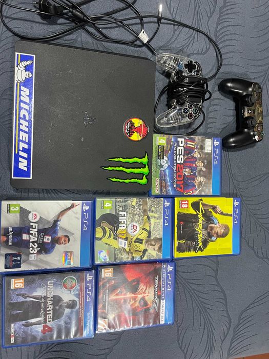 Ps4, 2 comandos, jogos.