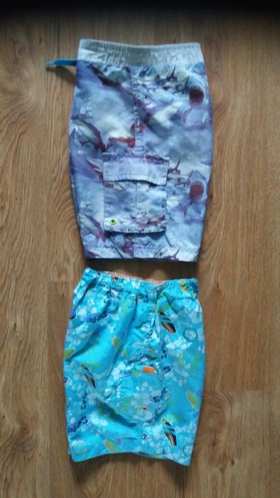 Szorty spodenki kąpielowe 2 pak. roz 116/122