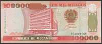 Mozambik 100 000 meticais	 1993 - stan bankowy UNC