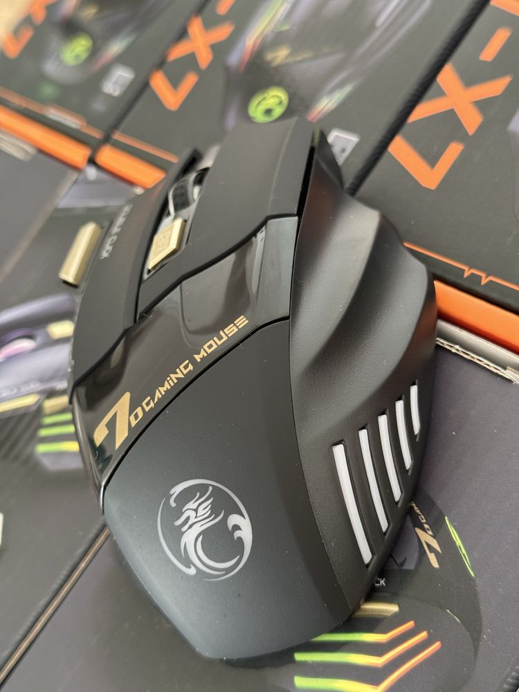 Бездротова ігрова миша IMICE GW-X7 3200 DPI, Dual mode, Bluetooth, RGB