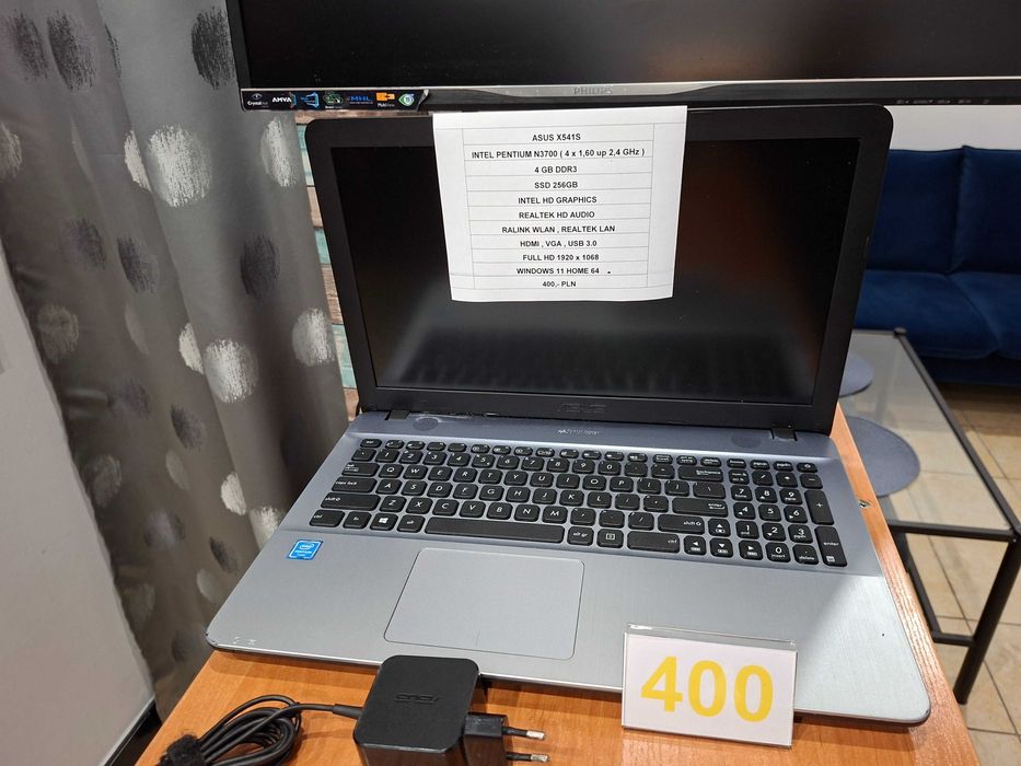 Laptop Asus Intel SSD Windows 11